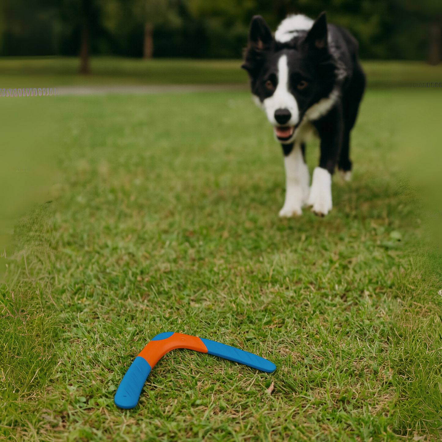 Smart Choice Rubber Boomerang Dog Toy