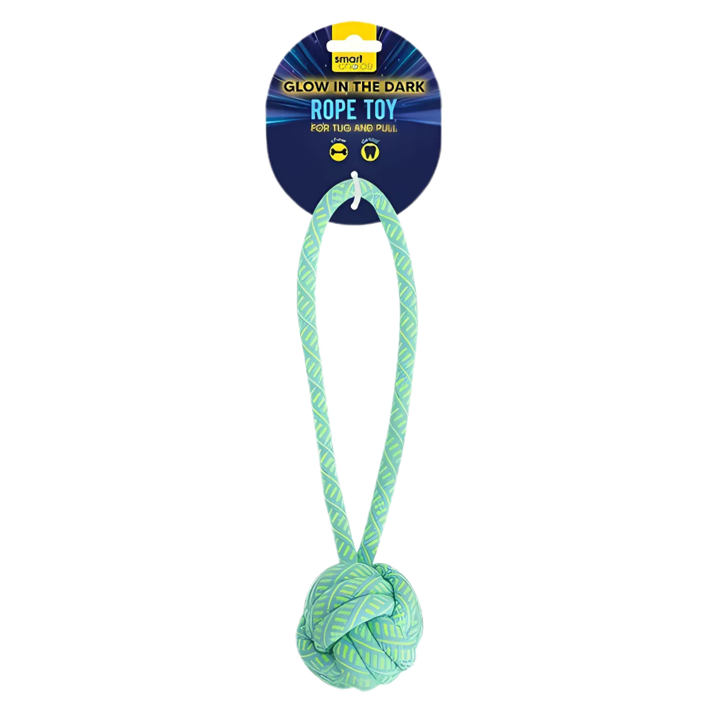 Smart Choice Glow in the Dark Large Knot Rope Dog Toy