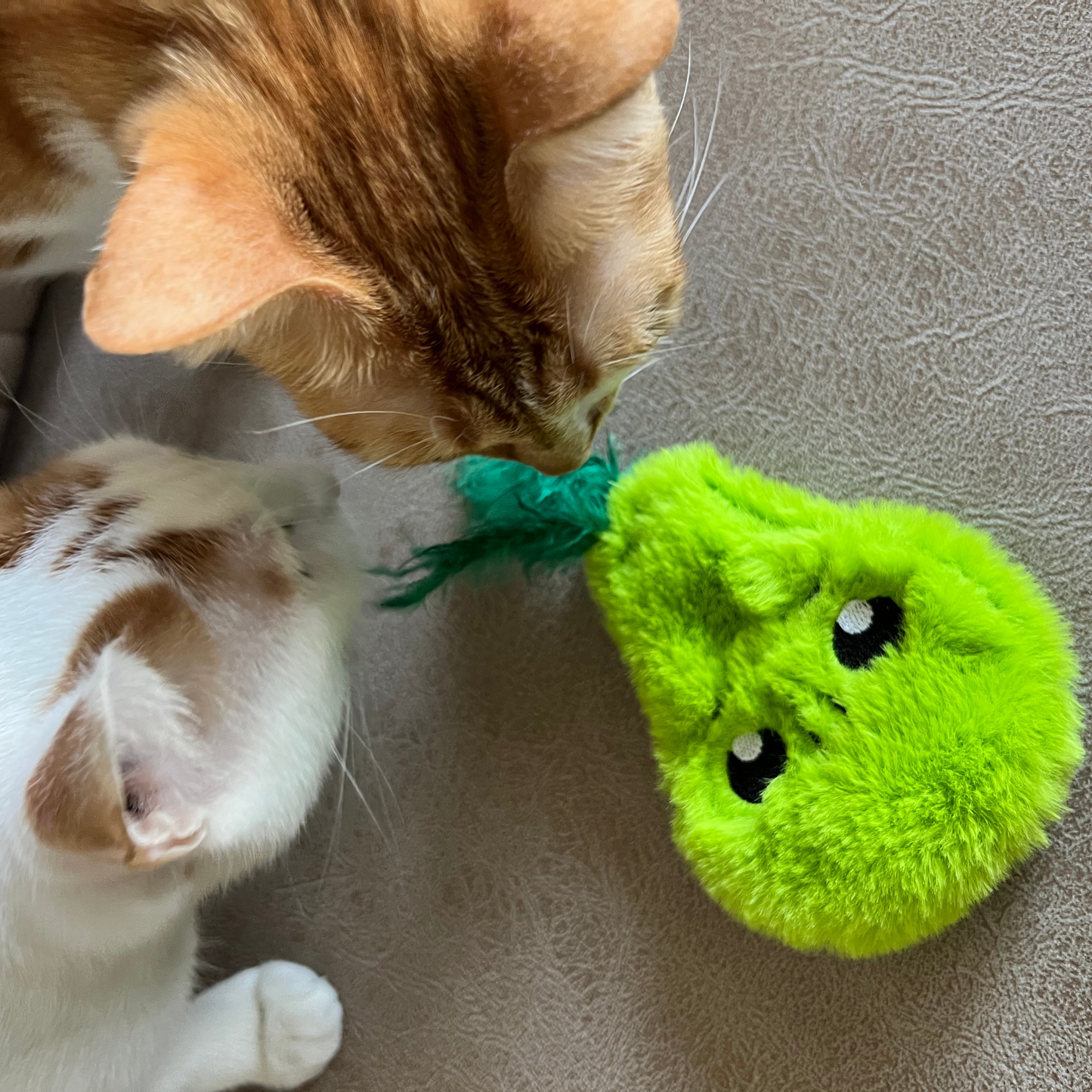 MyMeow Krazy Pear Refillable Cat Toy with 10 North American Natural Catnip Refill Bags