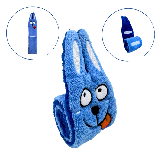 WufWuf Plush Snail Dog Toy, Hide and Treat Fun!