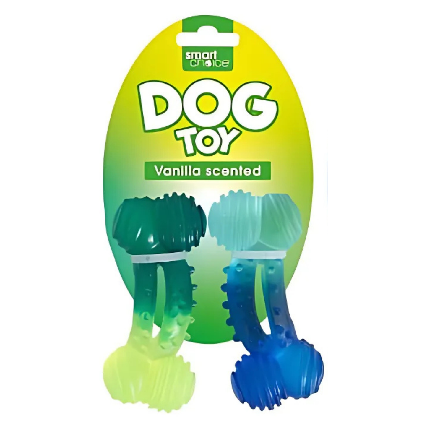 Smart Choice Dual-Coloured Bone Dog Toy - Pack of 2