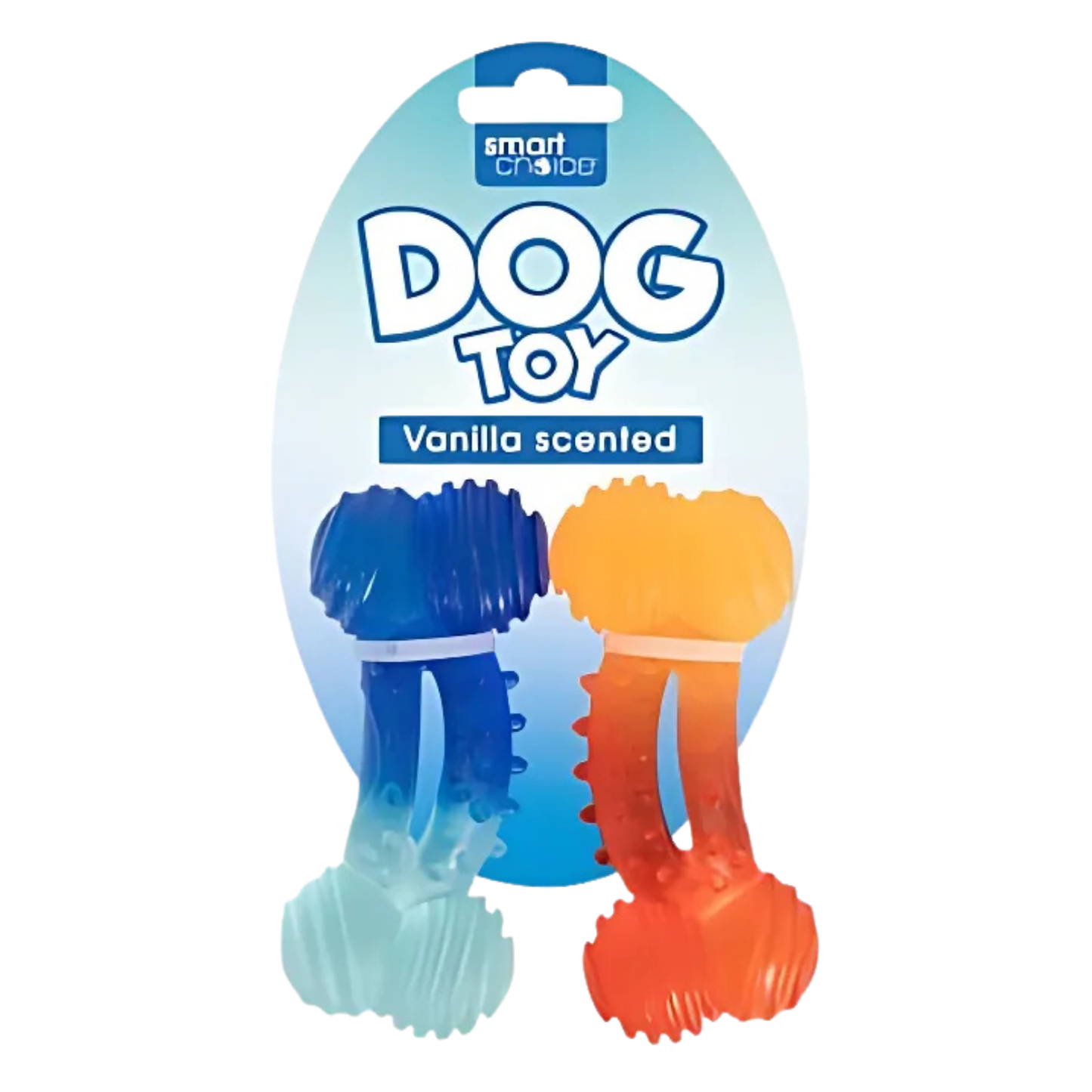 Smart Choice Dual-Coloured Bone Dog Toy - Pack of 2