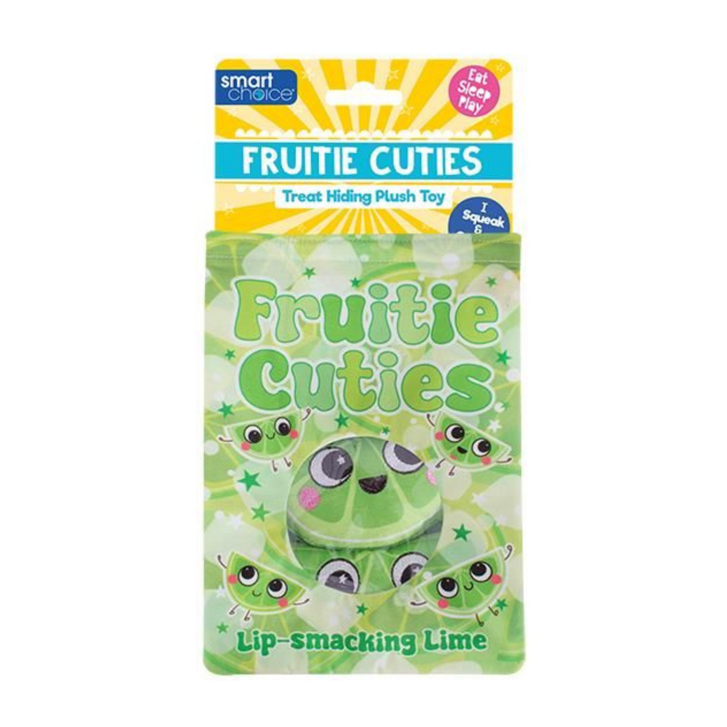 Smart Choice Fruity Cuties – Hide & Seek Plush Dog Toy