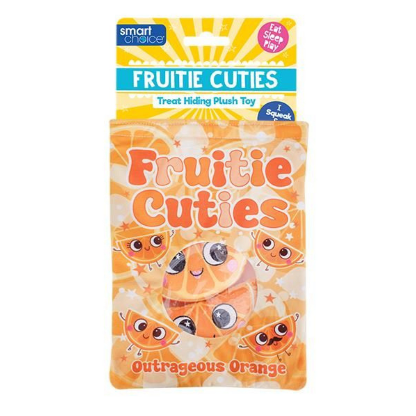 Smart Choice Fruity Cuties – Hide & Seek Plush Dog Toy