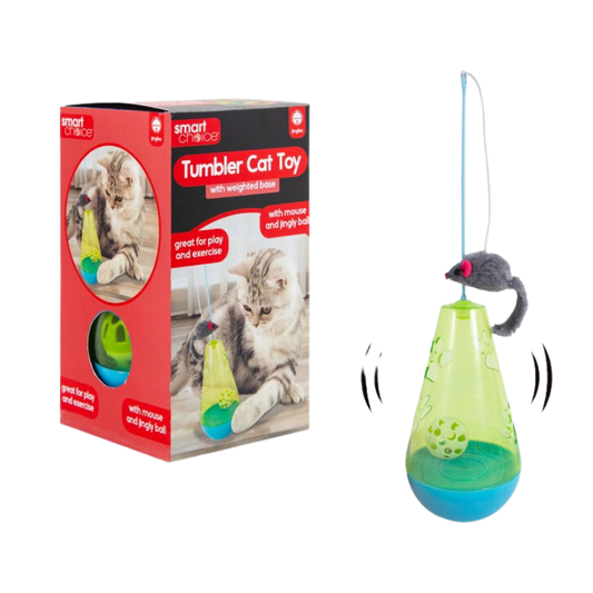 Smart Choice Interactive Cat Toy with Mouse & Ball x 3 Pack