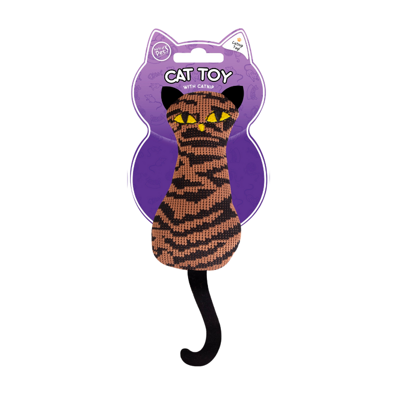 Smart Choice - Cat Shaped Cat Toy with Catnip x 6 pack