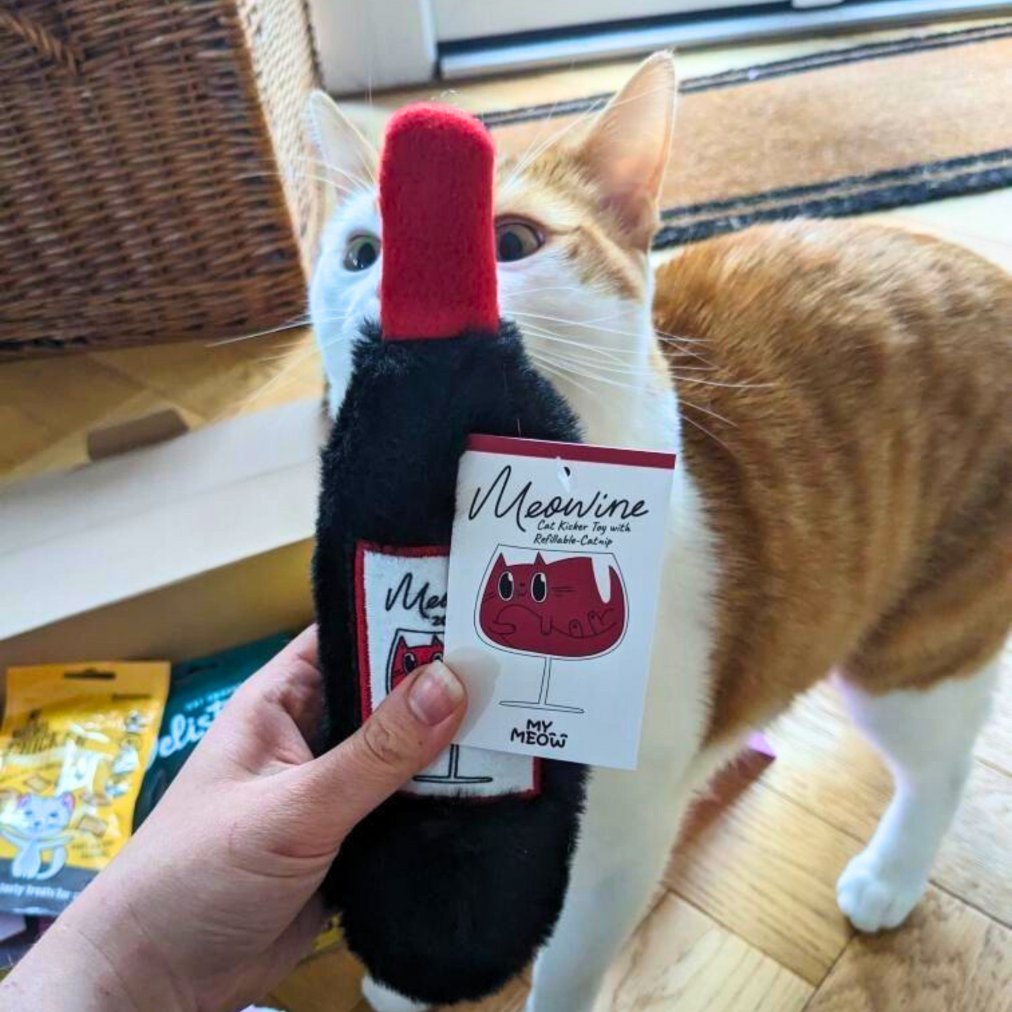 MyMeow Meowine Bliss: The Ultimate Catnip Bottle Plush Toy