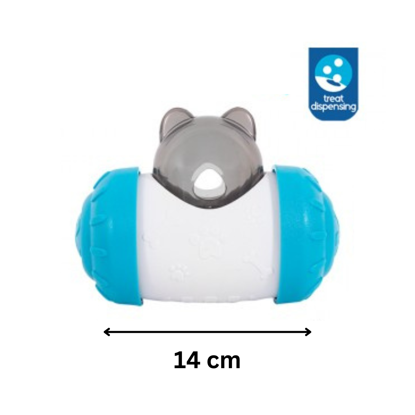Smart Choice Rolling Treat Dispensing Dog Toy, Orange