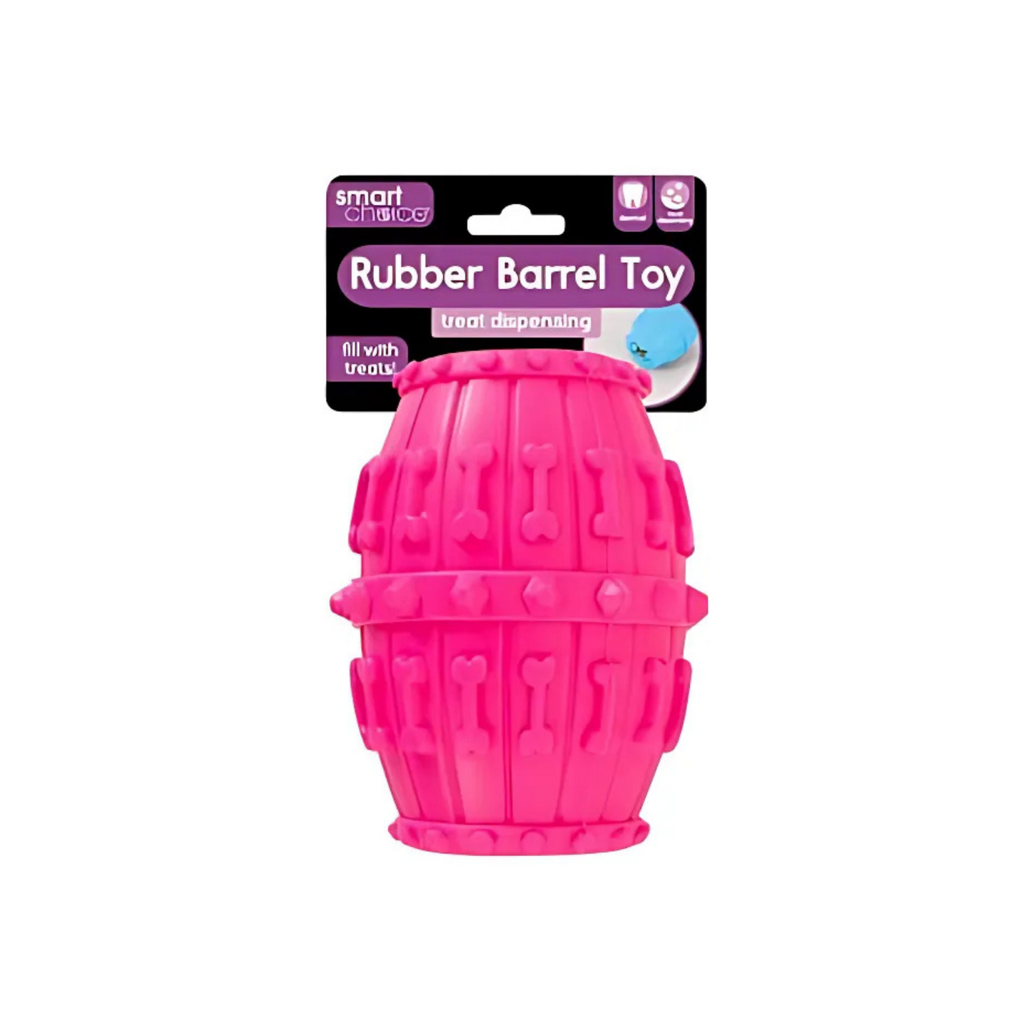 Smart Choice Treat Dispensing Rubber Barrel Toy