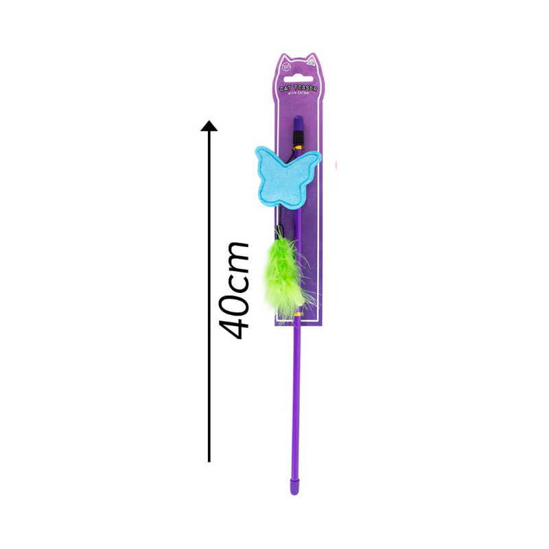 World of Pets Catnip Butterfly Cat Teaser, 3 Pack