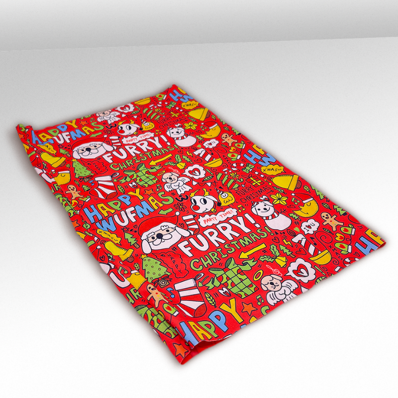 WufWuf Furry Christmas Pet Scarf