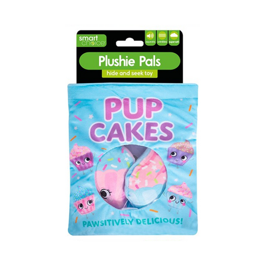 Smart Choice Plush Hide & Seek Cupcake Dog Toy