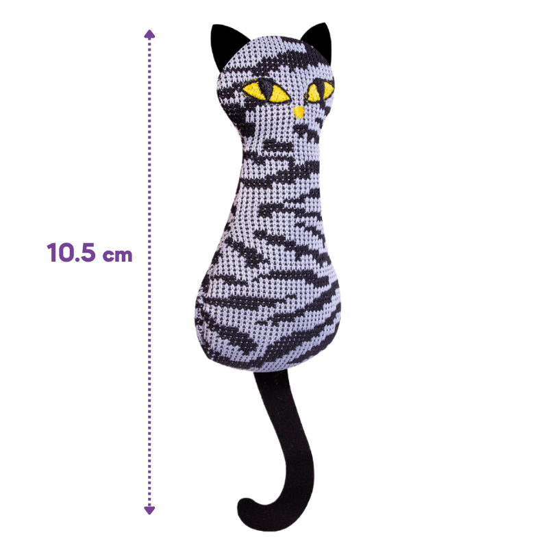 Smart Choice - Cat Shaped Cat Toy with Catnip x 6 pack