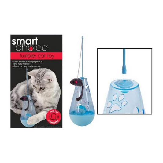Smart Choice Interactive Cat Toy with Mouse & Ball x 3 Pack