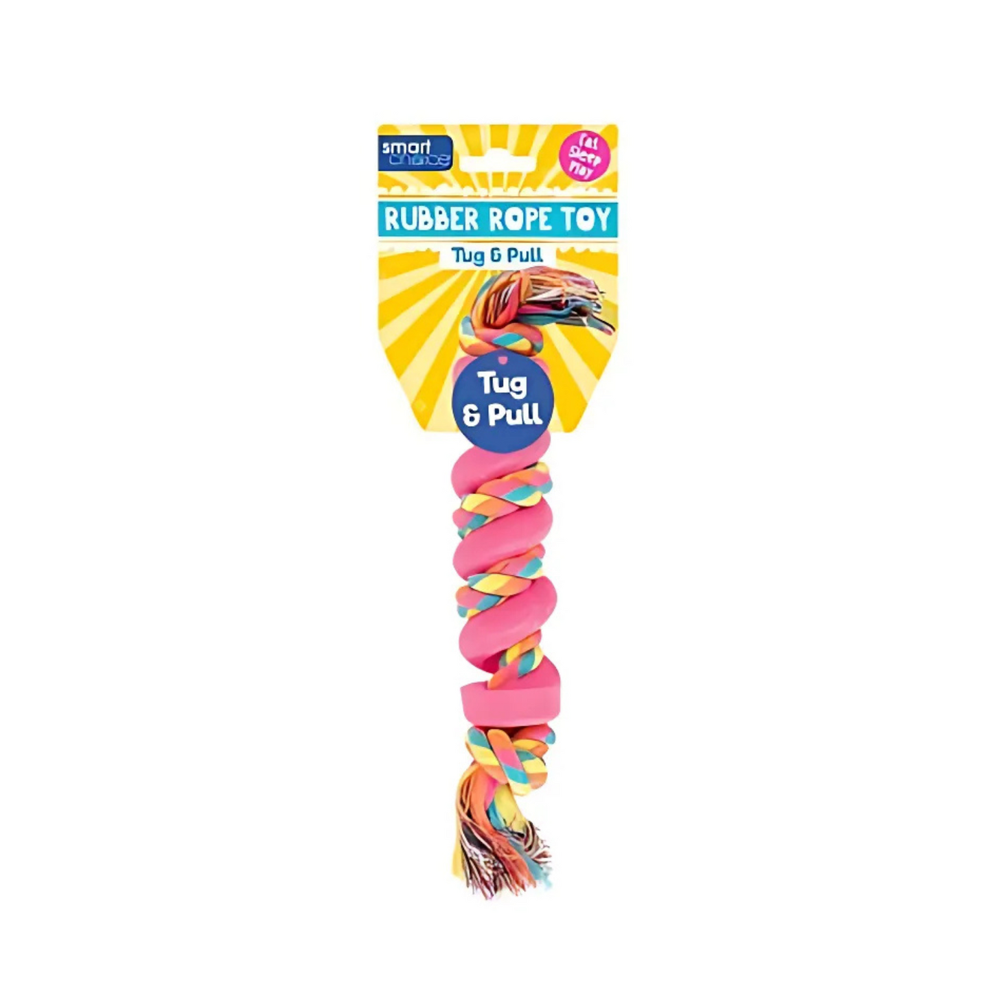 WufWuf & Smart Choice Durable Rubber Rope Dog Toy
