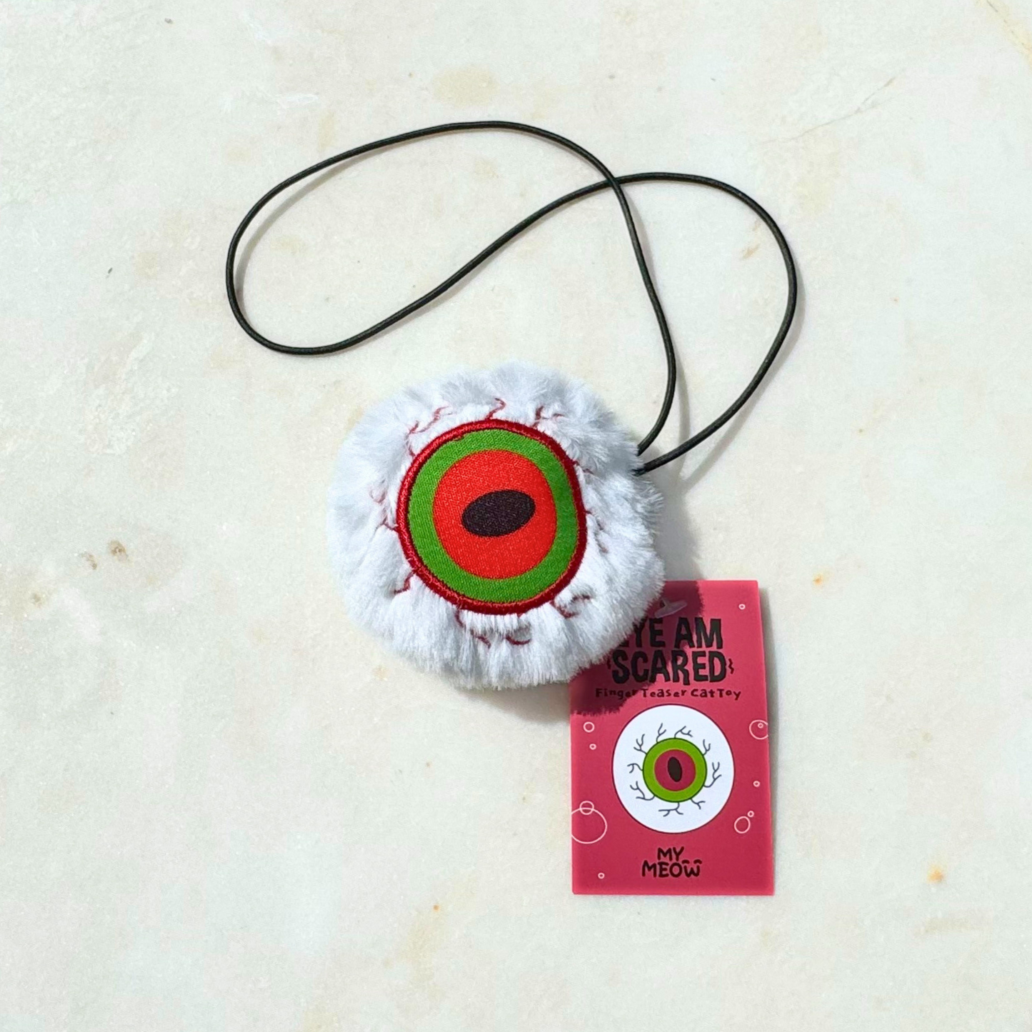 MyMeow Eye Am Scared Cat Finger Teaser Toy