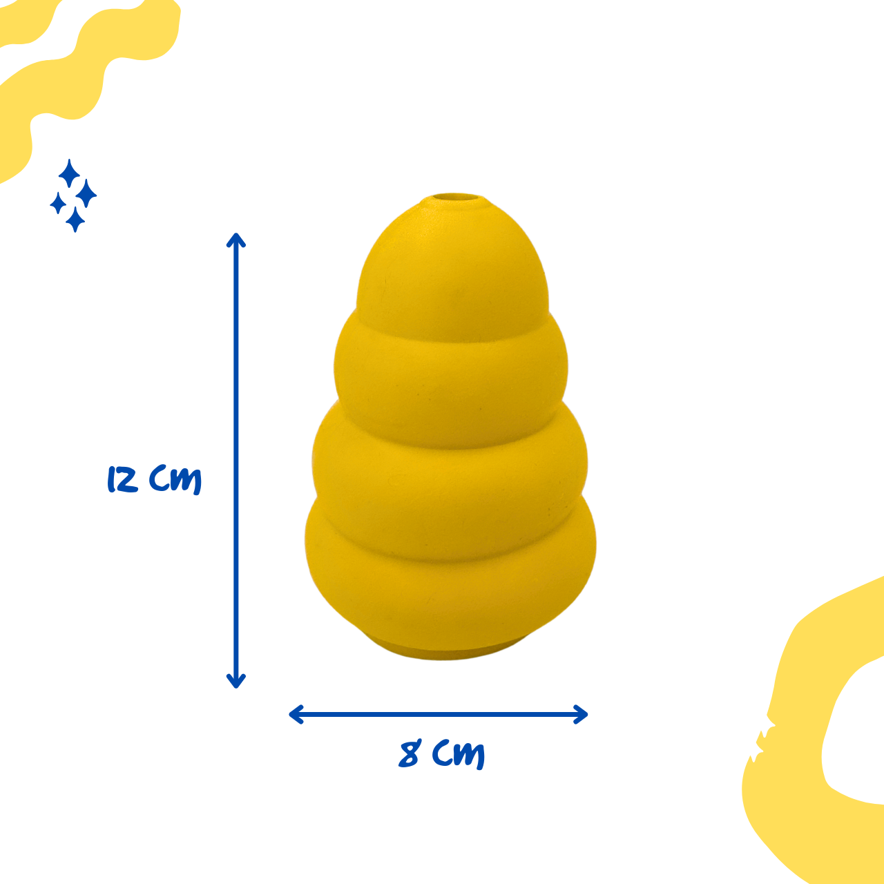 WufWuf Power Chewer Bell: Extreme Tough Treat Dispensing Chew Toy