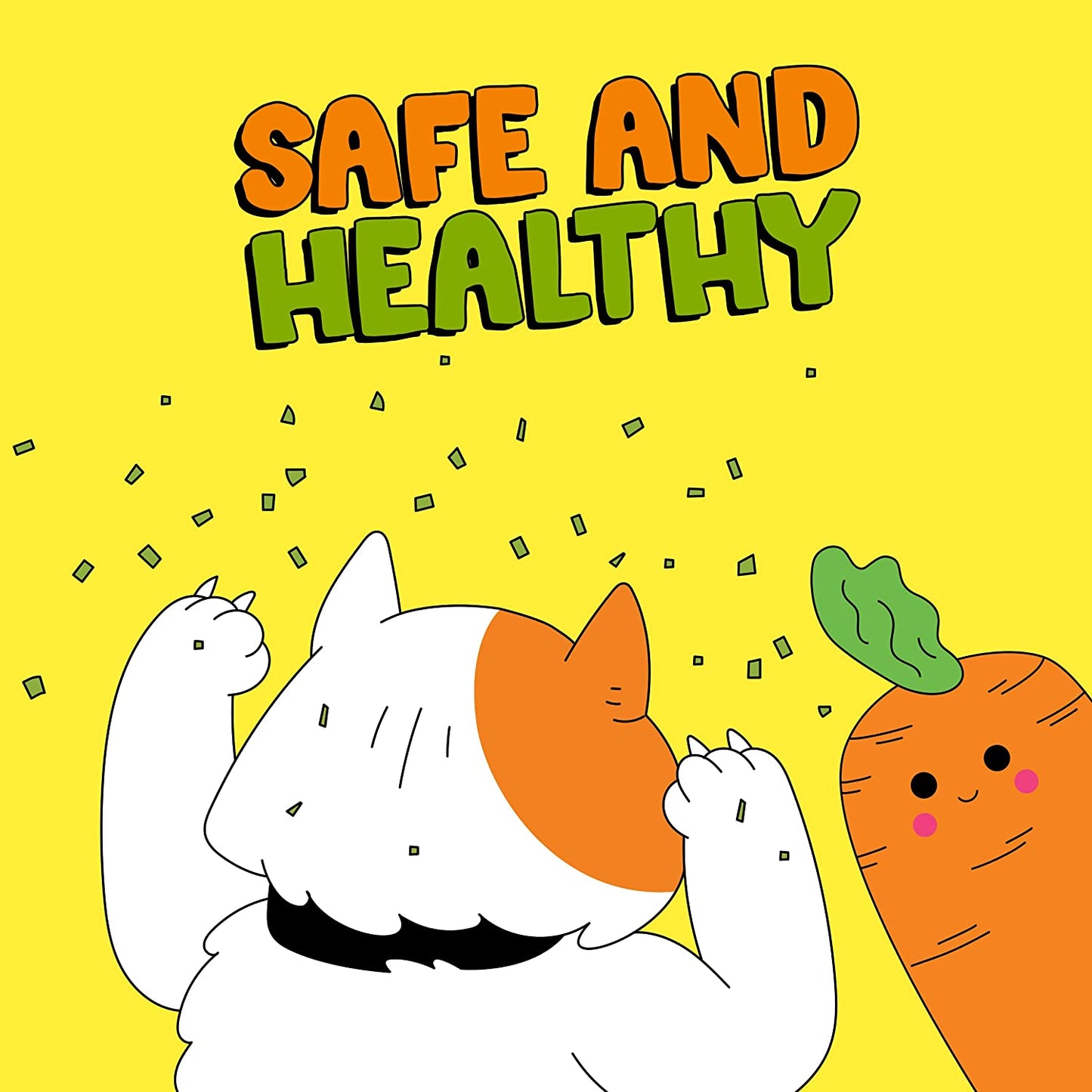 MyMeow - Krazy Carrot Refillable Cat Toy with 10 North American Natural Catnip Refill Bags