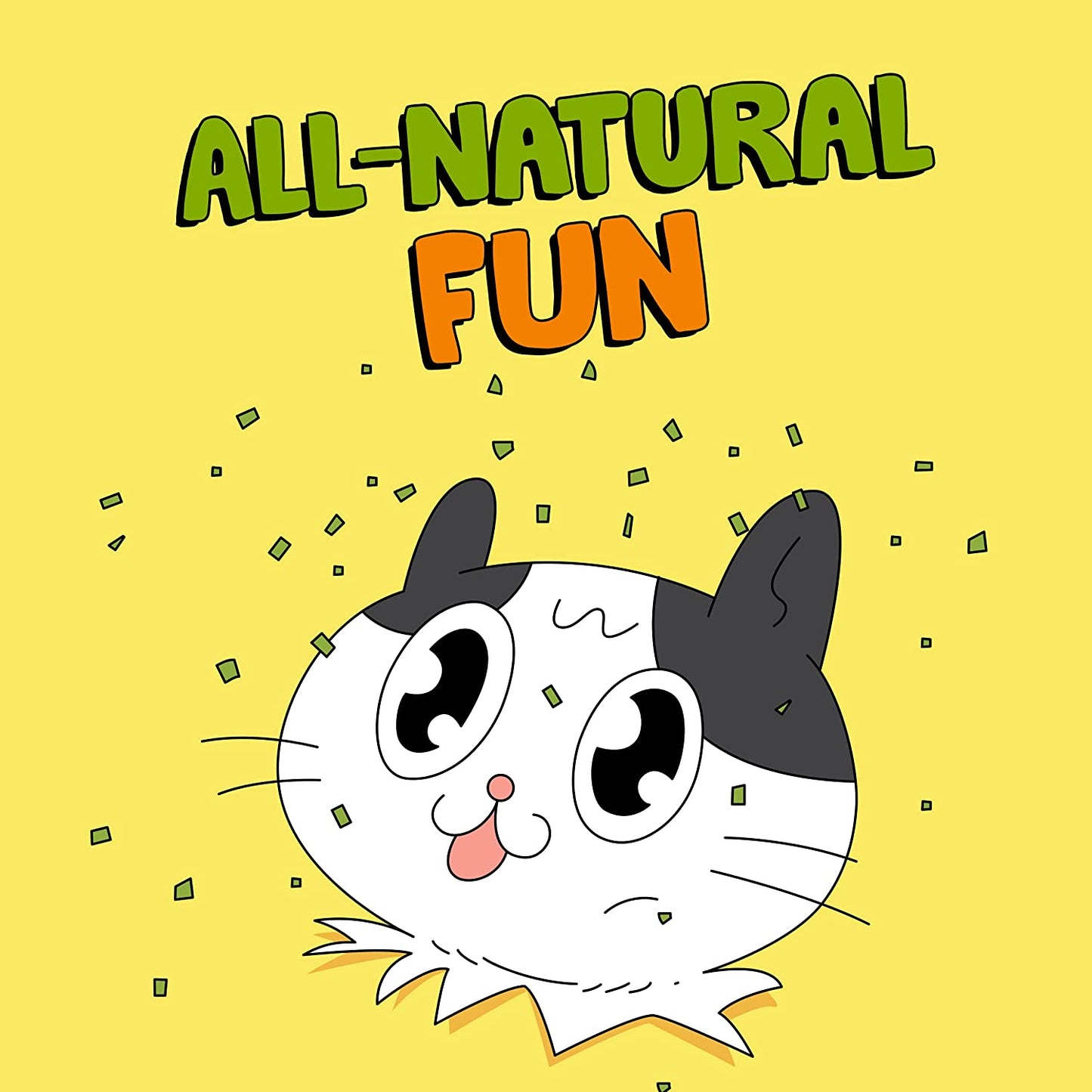 MyMeow - Krazy Carrot Refillable Cat Toy with 10 North American Natural Catnip Refill Bags