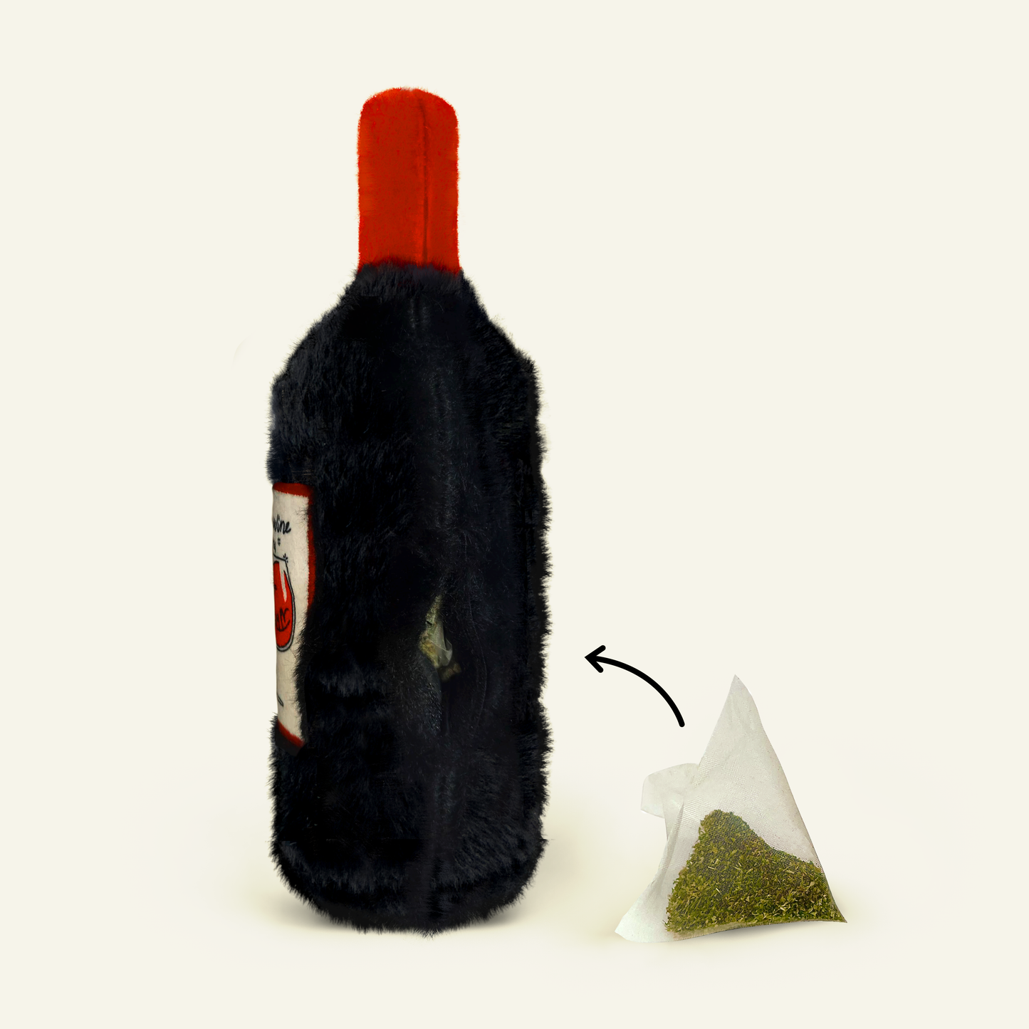 MyMeow Meowine Bliss: The Ultimate Catnip Bottle Plush Toy