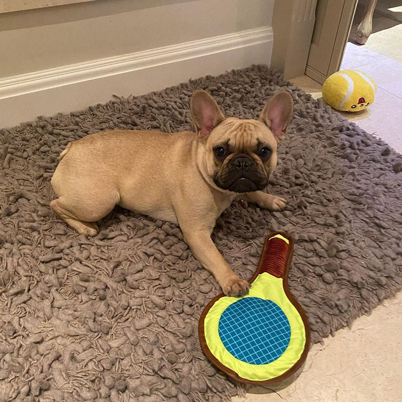 WufWuf - Racket Tough Plush And Rope Toy / Large