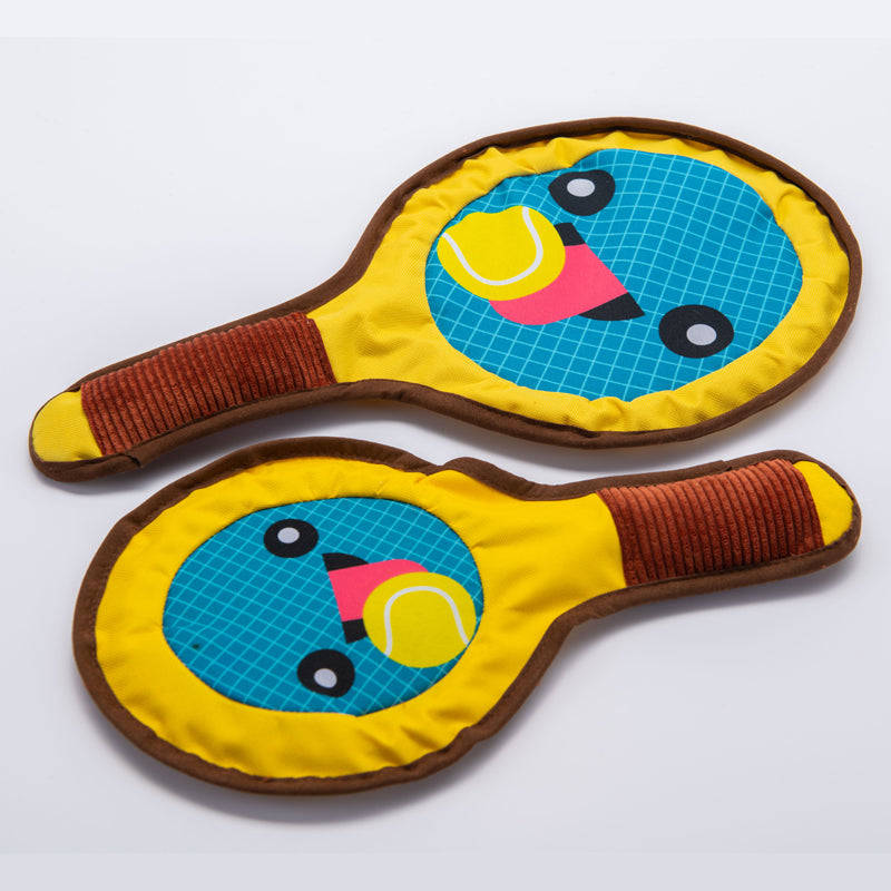 WufWuf - Racket Tough Plush And Rope Toy / Large