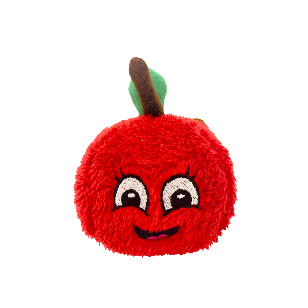 WufWuf - Apple Plush Dog Toy