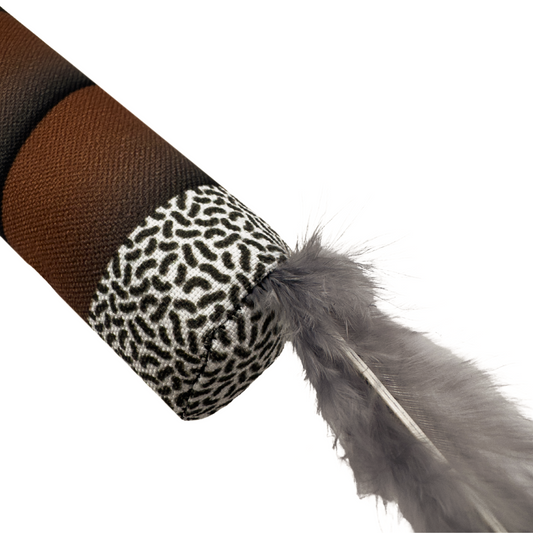 MyMeow Silvervine Cigar Cat Toy with Feather - Ultimate Interactive Fun for Cats
