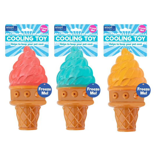 Smart Choice Cooling Rubber Ice Cream Dog Toy