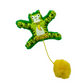 Hoppy Cat Plush Toy – Bouncy Tail with Fluffy Pom-Pom – 16cm Interactive Cat Toy