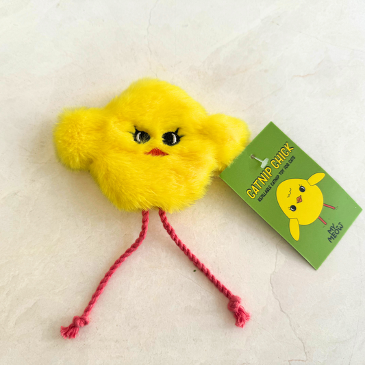 MyMeow Catnip Chick, Refillable Cat Toy