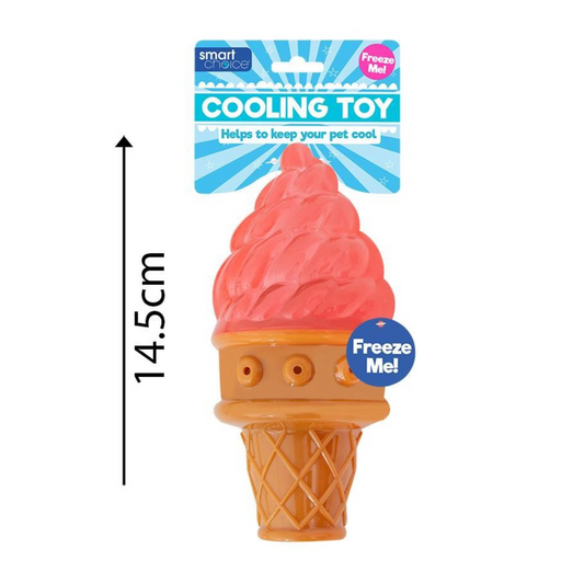 Smart Choice Cooling Rubber Ice Cream Dog Toy
