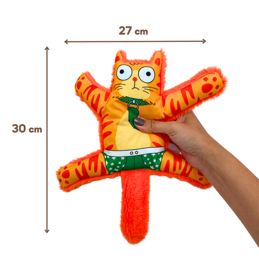 WufWuf Catto Squeaky Plush Dog Toy