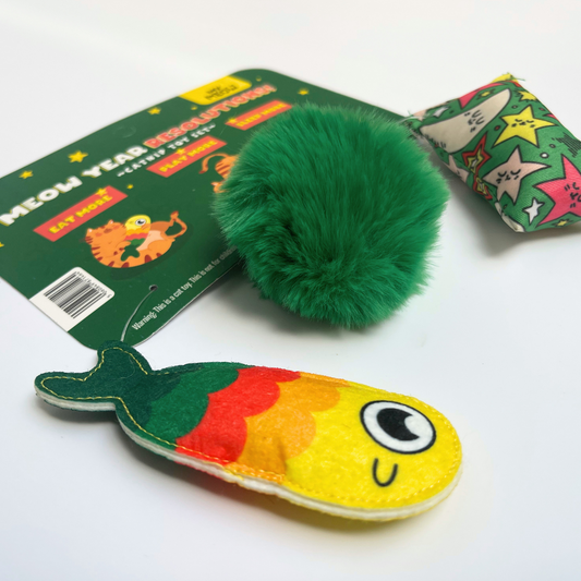 MyMeow Meow Year Resolutions, Catnip Toy Set