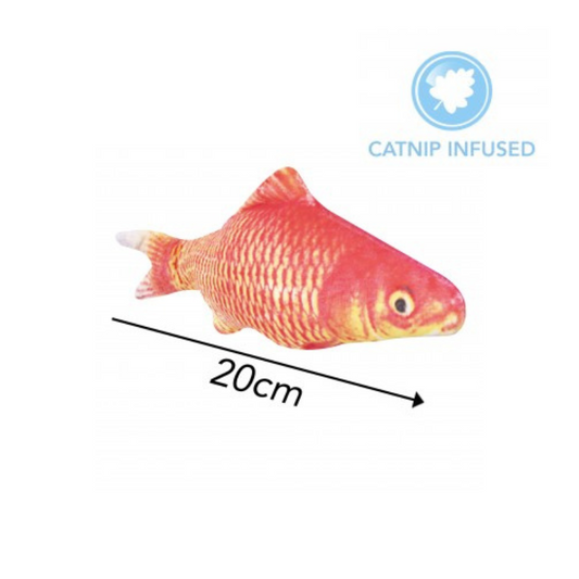World of Pets Catnip Fish Cat Toy, 3 Pack