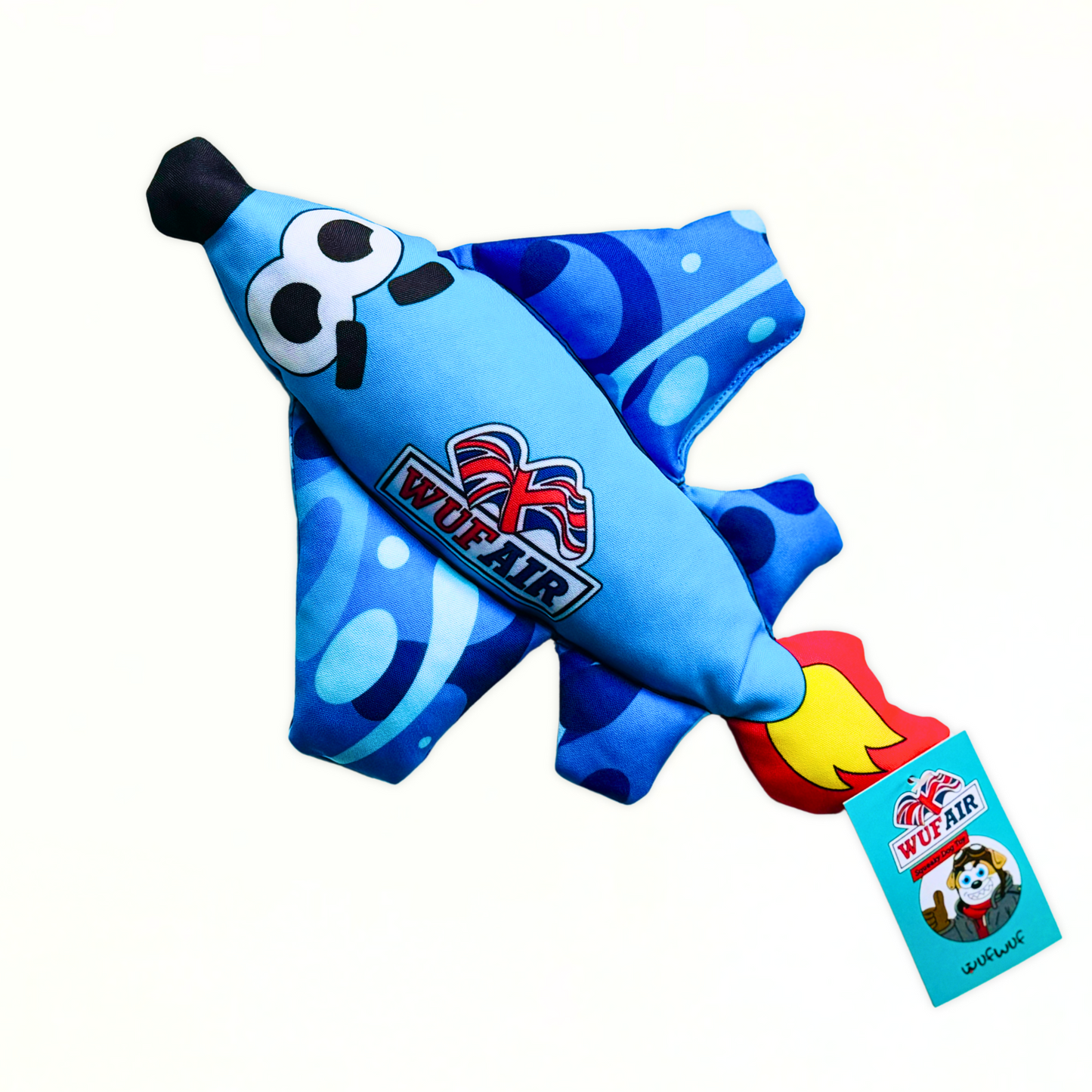 WufWuf High-Flying Pilot Bundle: Plane, Sunglasses, & Rope Plush Dog Toy Set