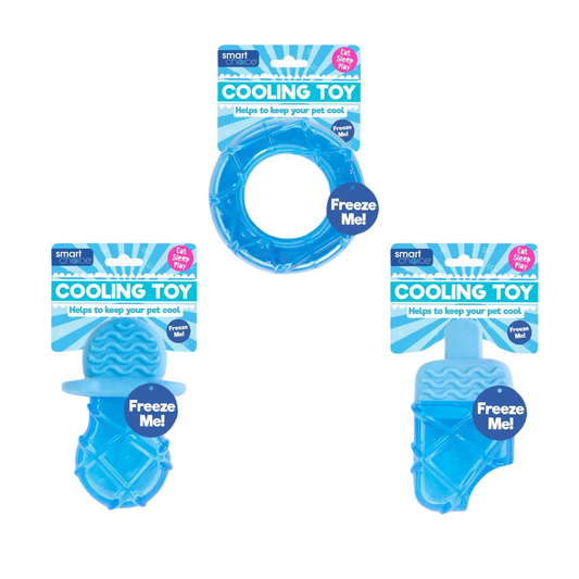 Smart Choice Freezable Summer Cooling Dog Toy – 3 Fun Designs
