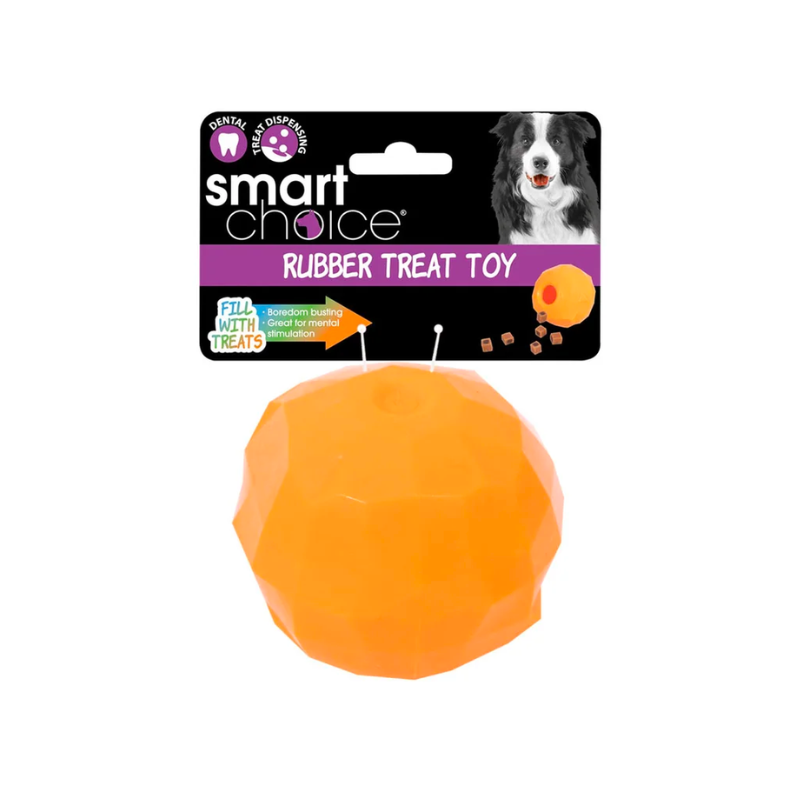 Smart Choice Summer Fruits Treat Dispensing Dog Toys, 3 pack