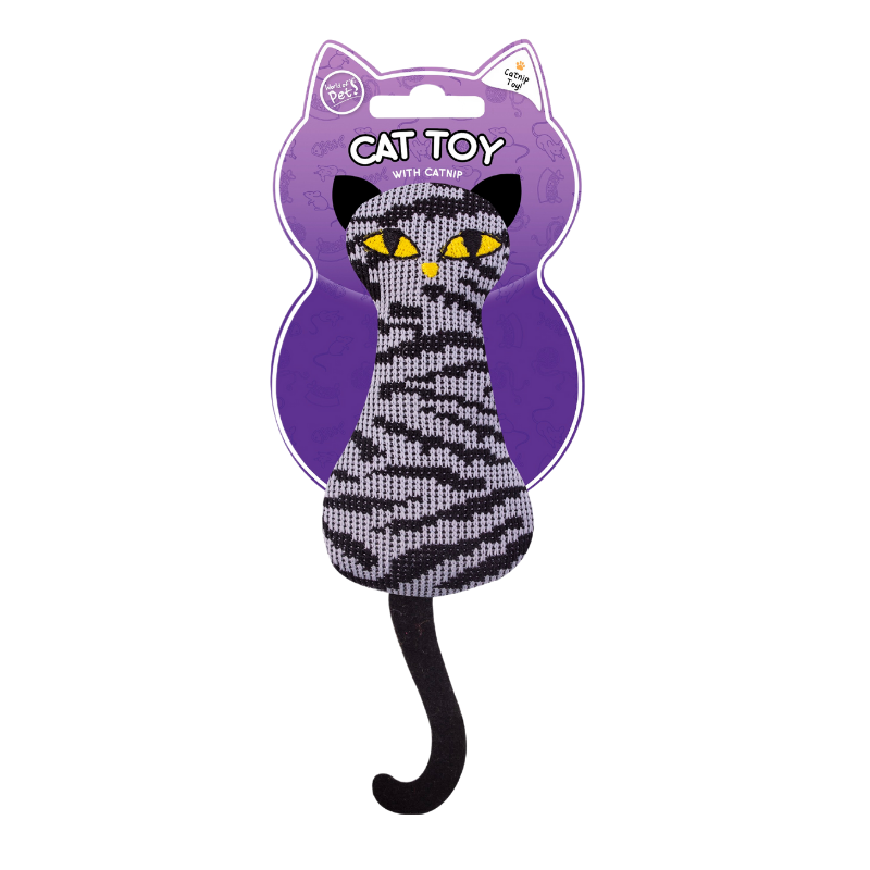 Smart Choice - Cat Shaped Cat Toy with Catnip x 6 pack