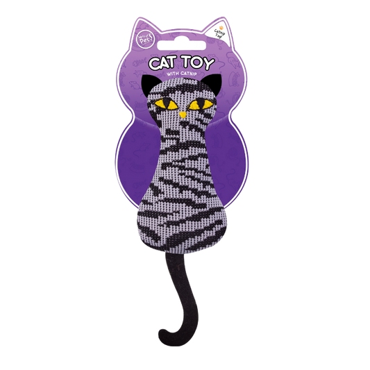Smart Choice - Cat Shaped Cat Toy with Catnip x 6 pack