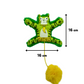 Hoppy Cat Plush Toy – Bouncy Tail with Fluffy Pom-Pom – 16cm Interactive Cat Toy