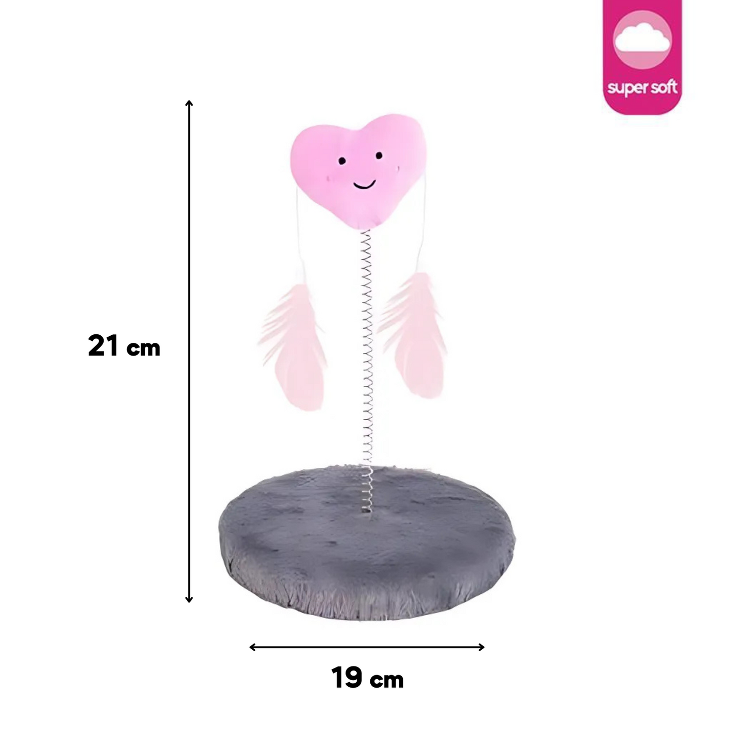 Swatter Spring Toy – Interactive Plush Toy for Kittens and Cats