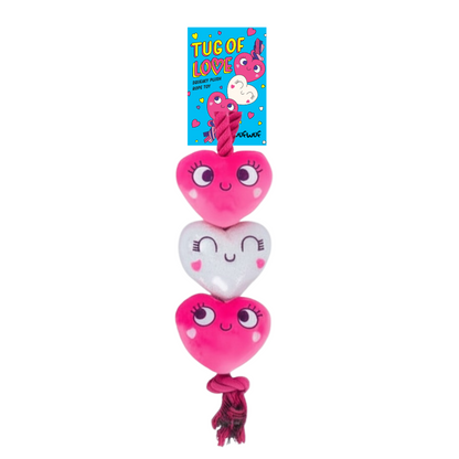 Love at First Squeak: WufWuf Tug of Love Rope Dog Toy