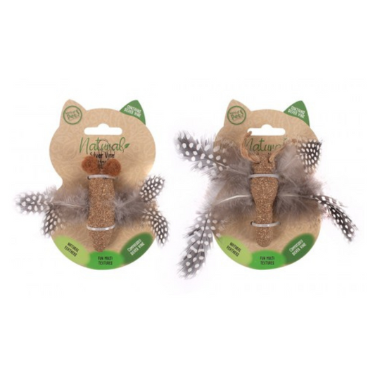 World of Pets Silvervine Butterfly Cat Toy, 2 Pack
