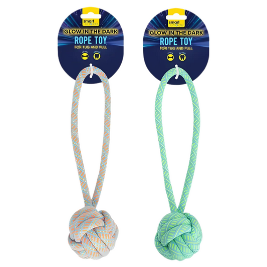 Smart Choice Glow in the Dark Large Knot Rope Dog Toy