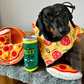 WufWuf Pupperroni Pizza & Mutt Beer Combo Pack, Interactive Plush Dog Toys