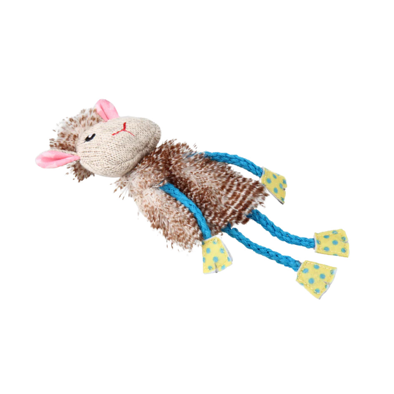 GiGwi Sheep Cat Toy with Silvervine in 3 Refillable Ziplock