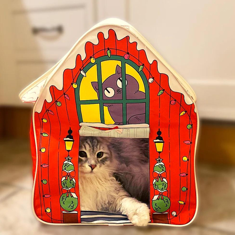 MyMeow - Cattage - Xmas Cat House