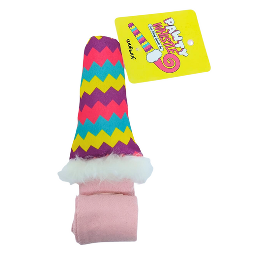 WufWuf Pawty Whistle Treat Hiding Squeaky Toy, Large