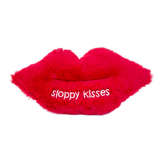 WufWuf Sloppy Kisses Squeaky Plush Toy